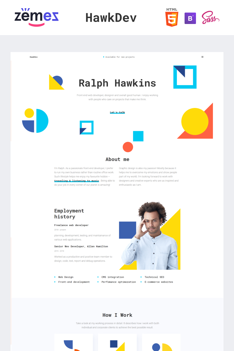 hawkdev-web-developer-portfolio-website-template