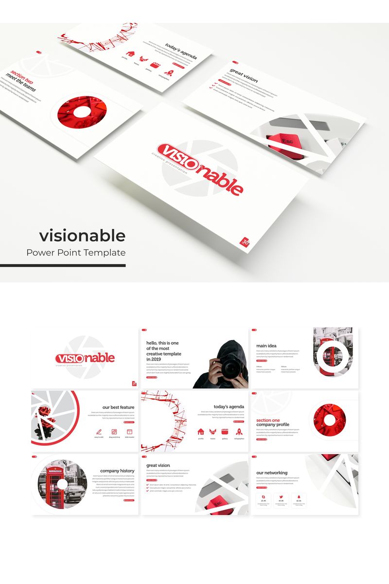 Visionable PowerPoint template