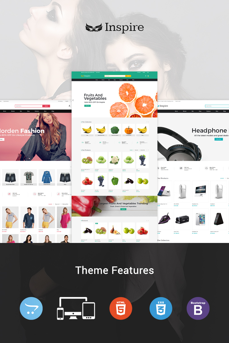 Inspire Multipurpose OpenCart Template