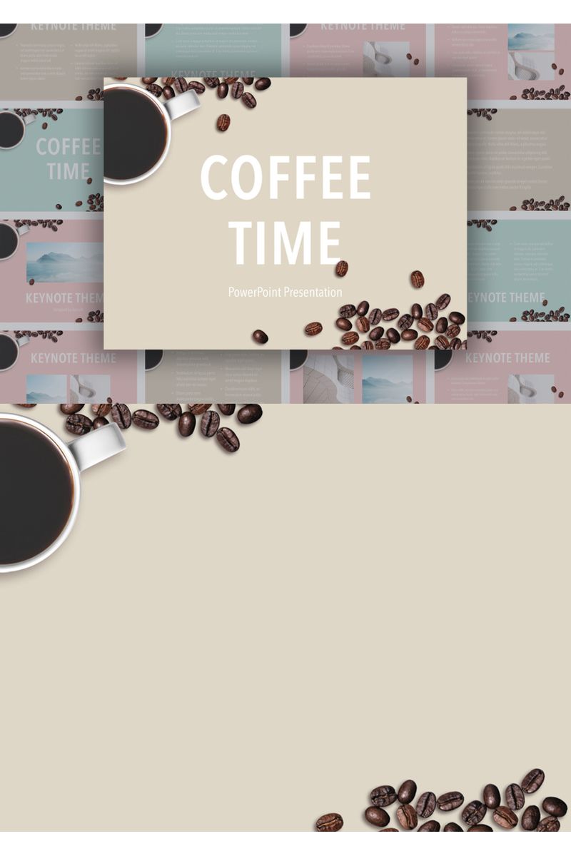 Coffee Time PowerPoint template