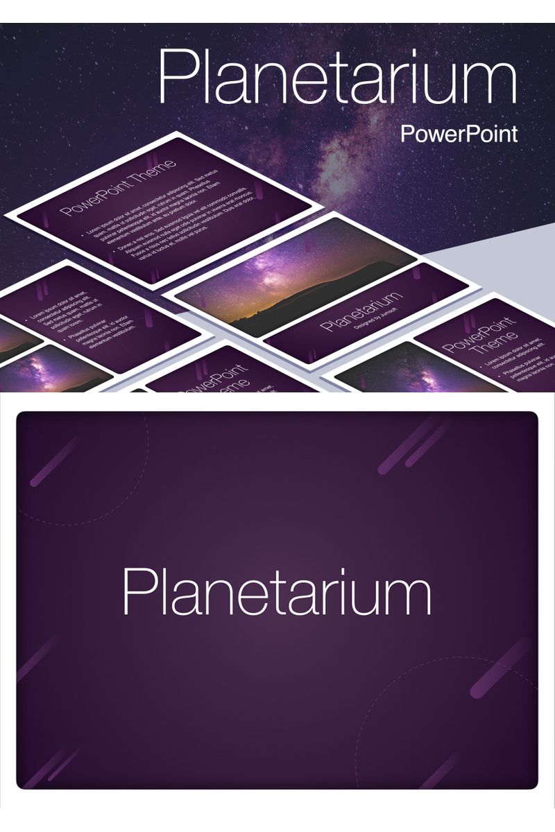 Planetarium PowerPoint template