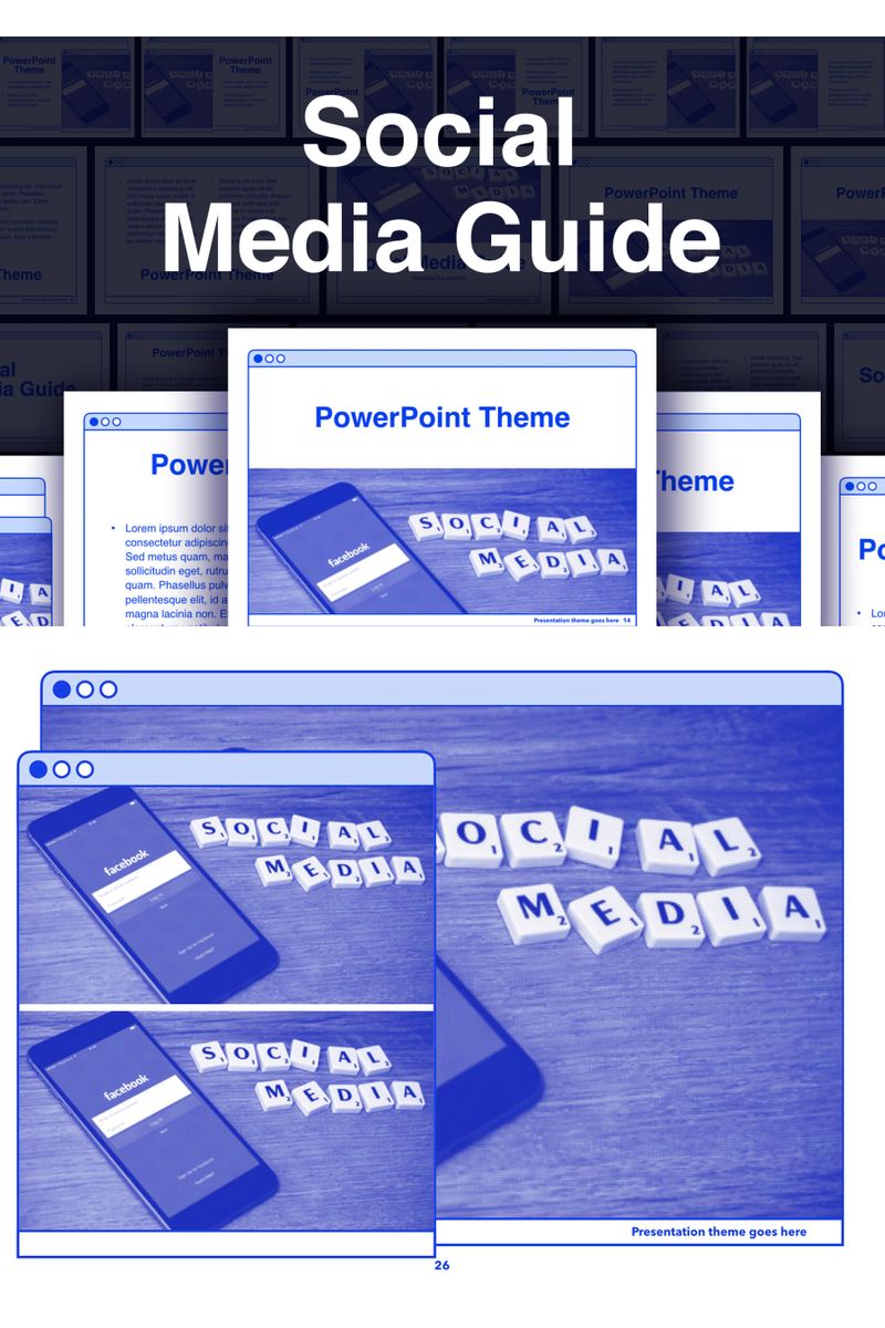Social Media Guide PowerPoint template