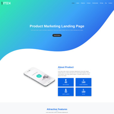 Template Electronice Landing Page #97021