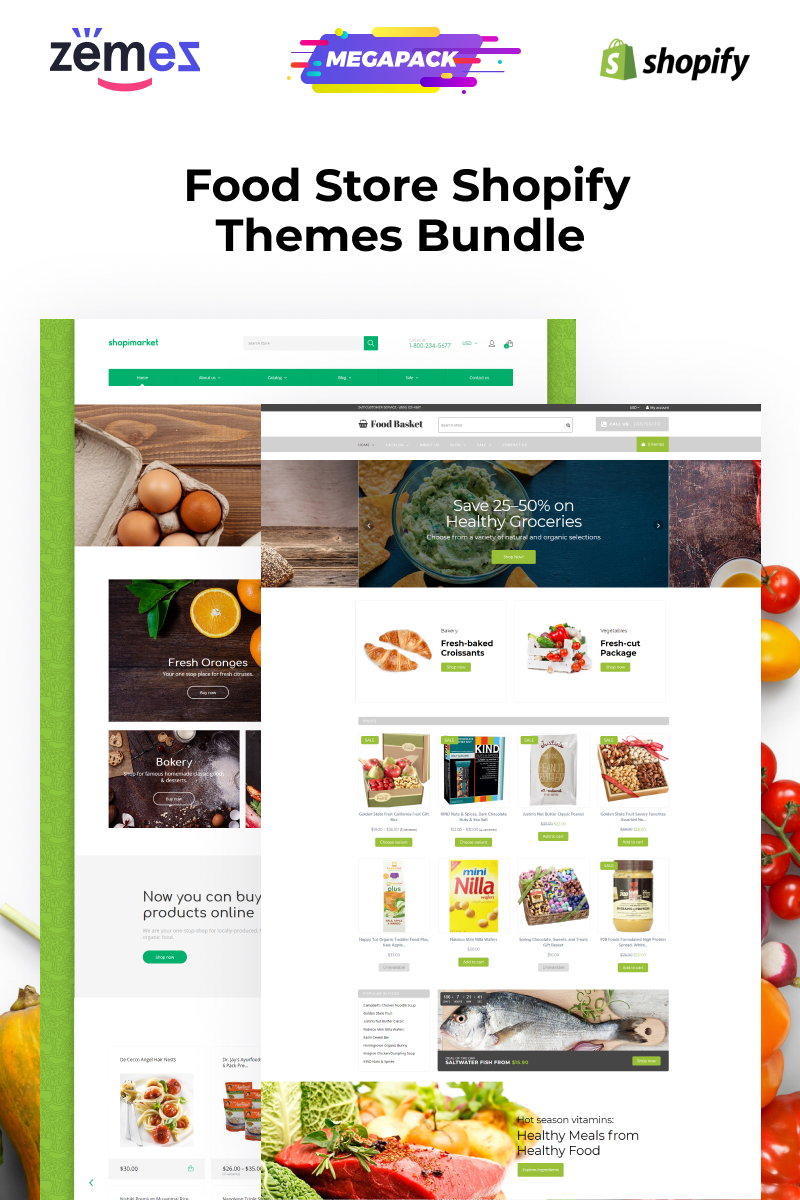 Shopify Themes for Food Shopify Theme