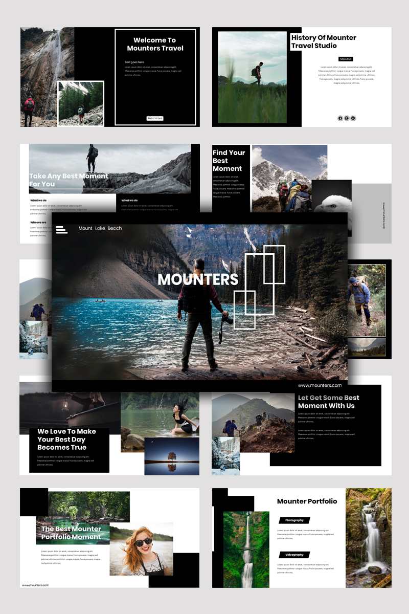 Mounter - Creative Business PowerPoint template