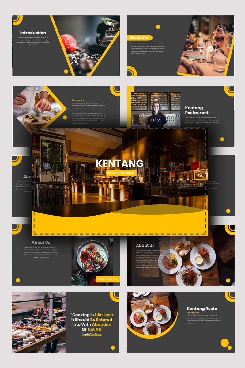 Kentang - Creative Business PowerPoint template