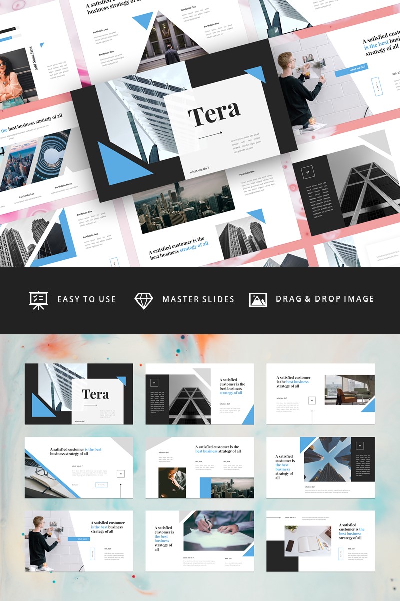 Tera - Business PowerPoint template