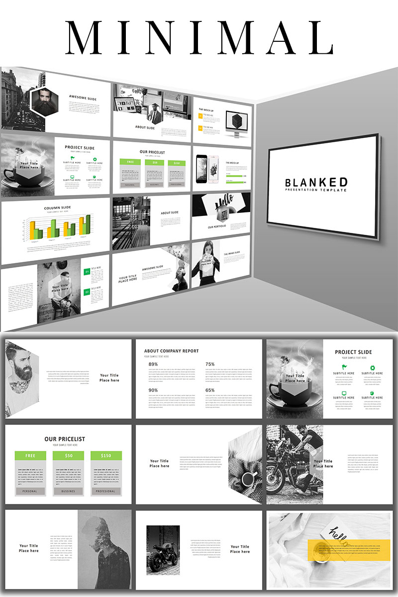 Blanked - Minimal Urban PowerPoint template