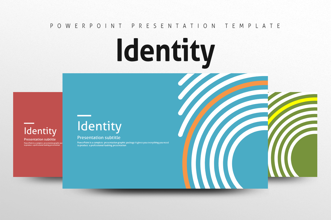 Identity Presentation PowerPoint template