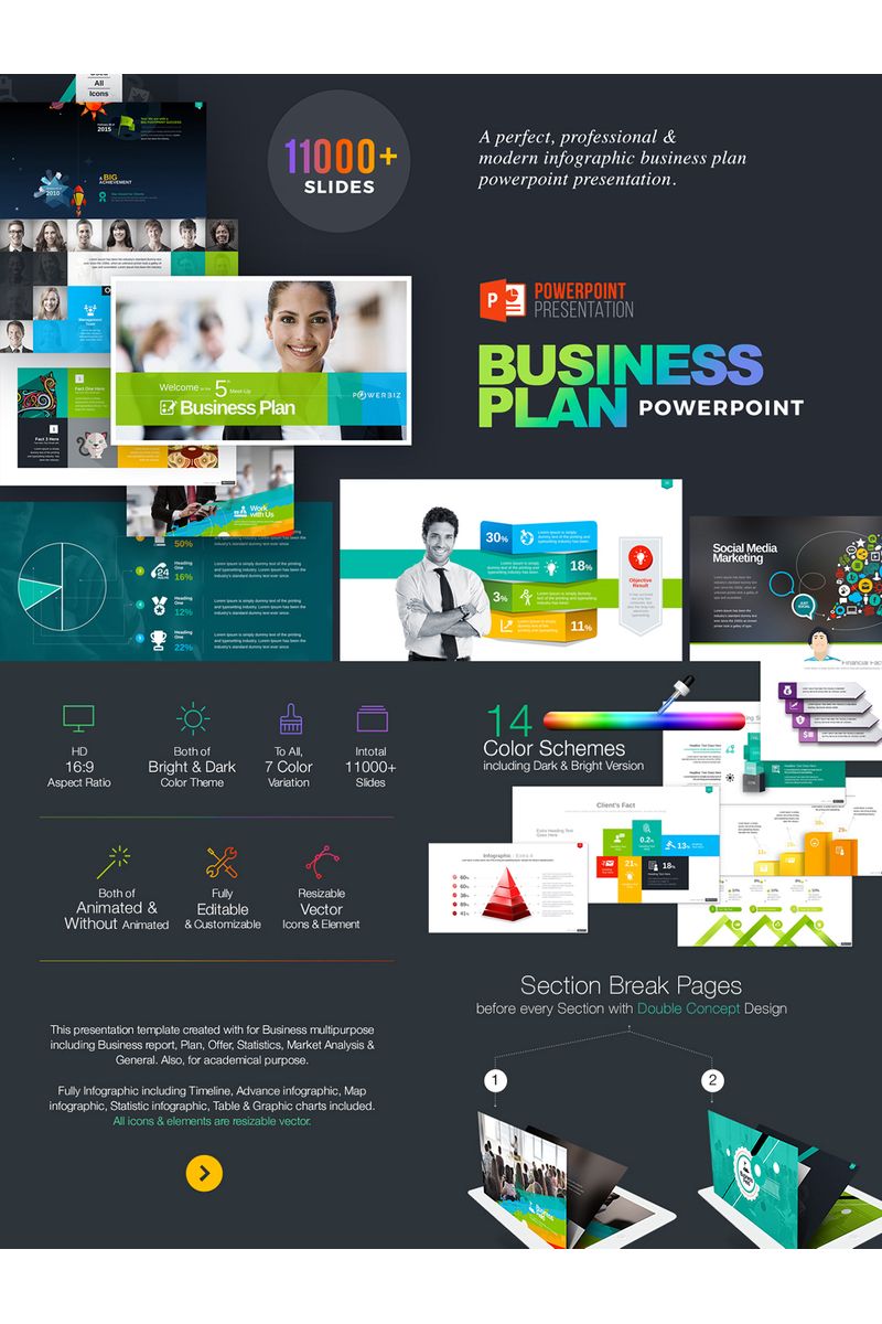 PowerBiz PowerPoint template