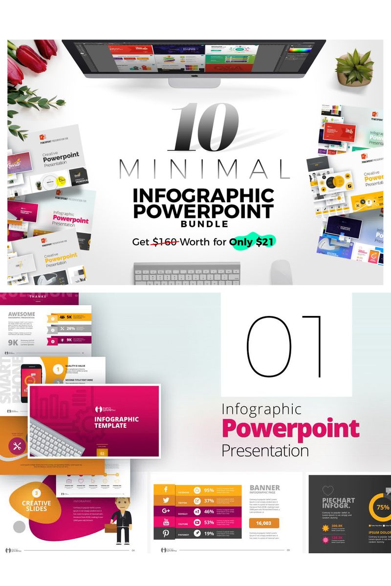 Minimal PowerPoint template