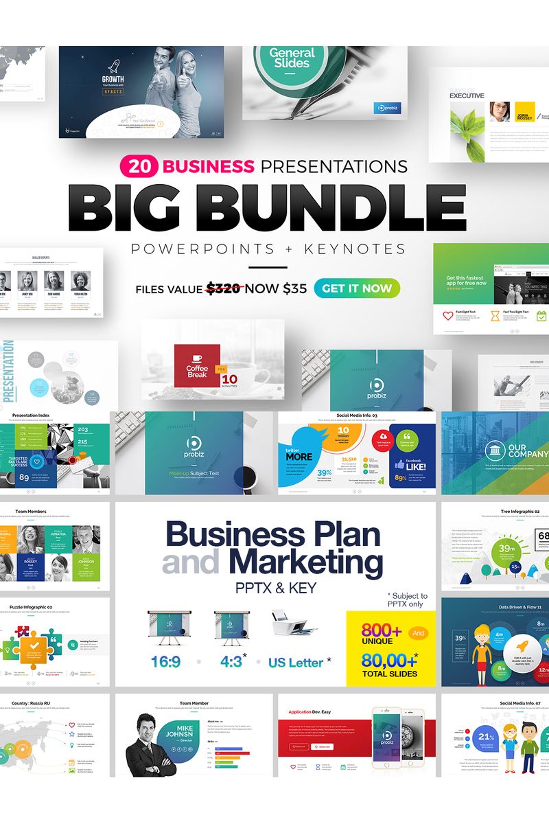 Big Bundle PowerPoint template