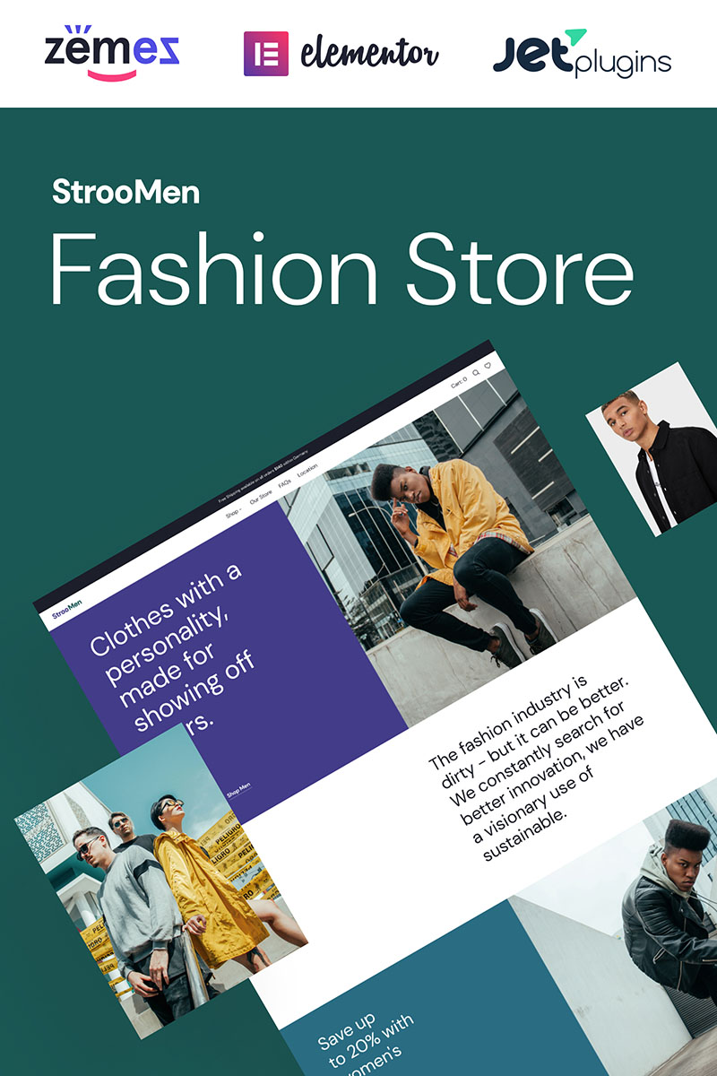StrooMen - Men's Fashion eCommerce Store WooCommerce Theme