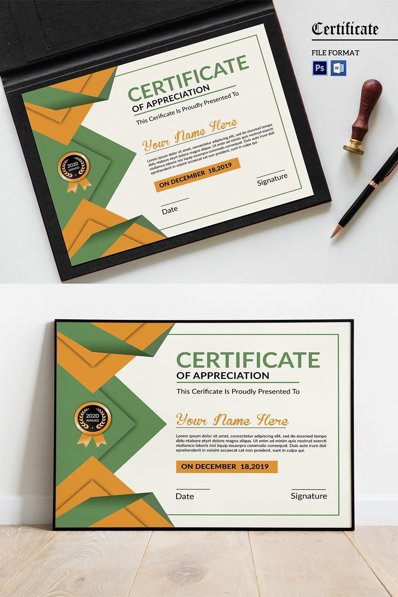 Certificat Templates