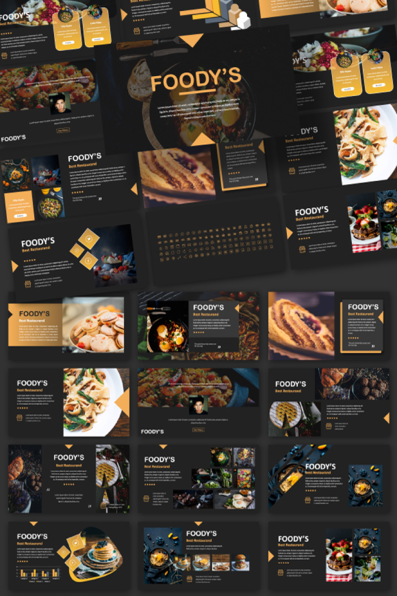 FOODY Presentation PowerPoint template
