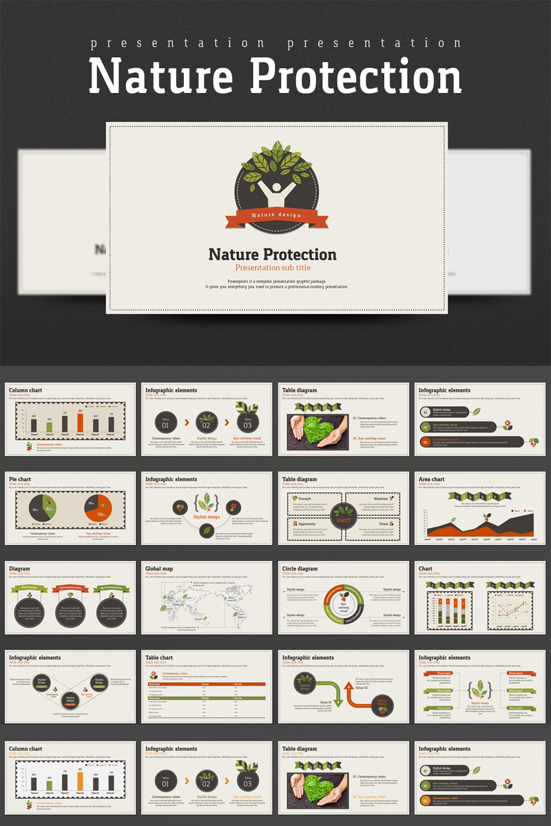 Nature Protection PowerPoint template