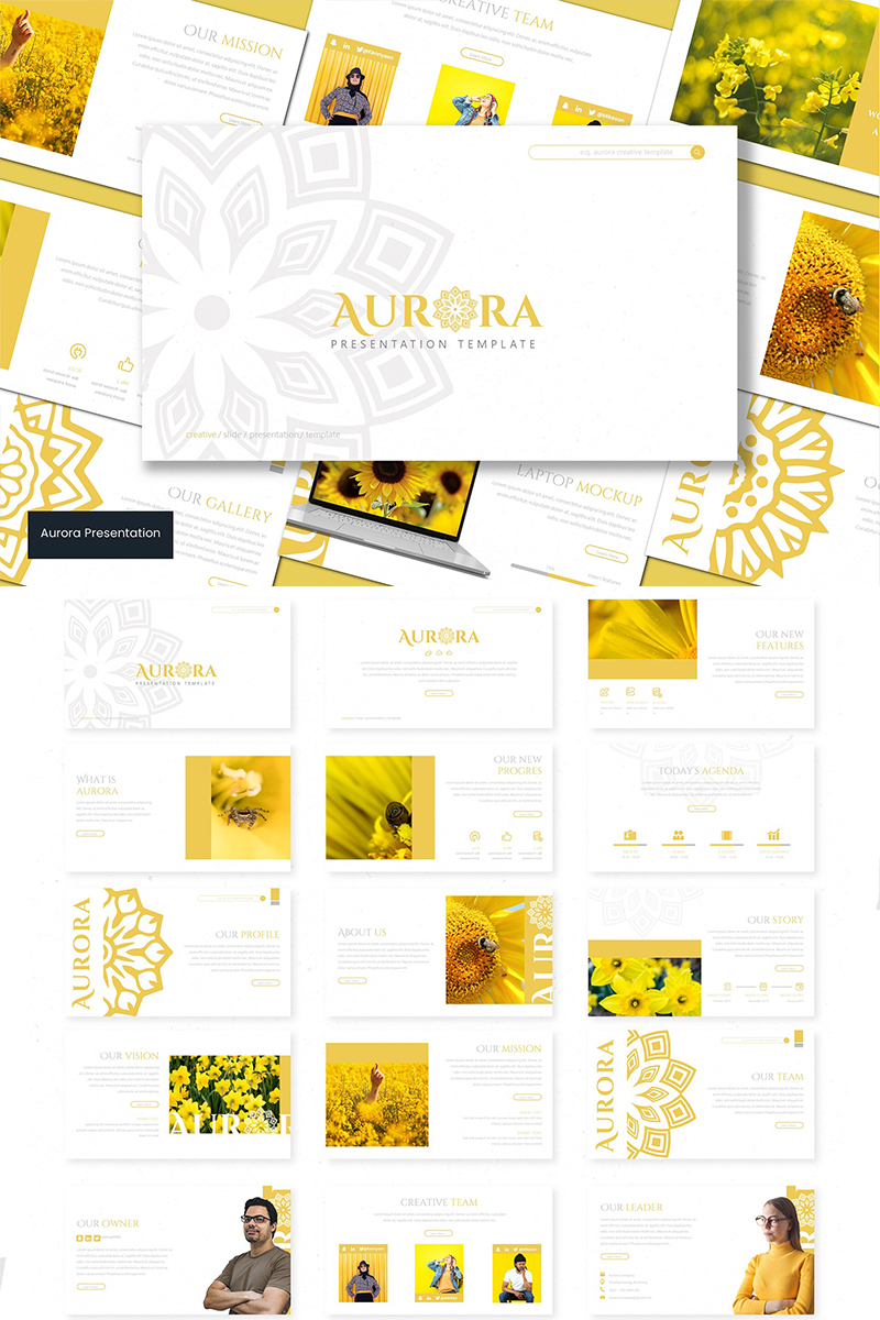 Aurora PowerPoint template