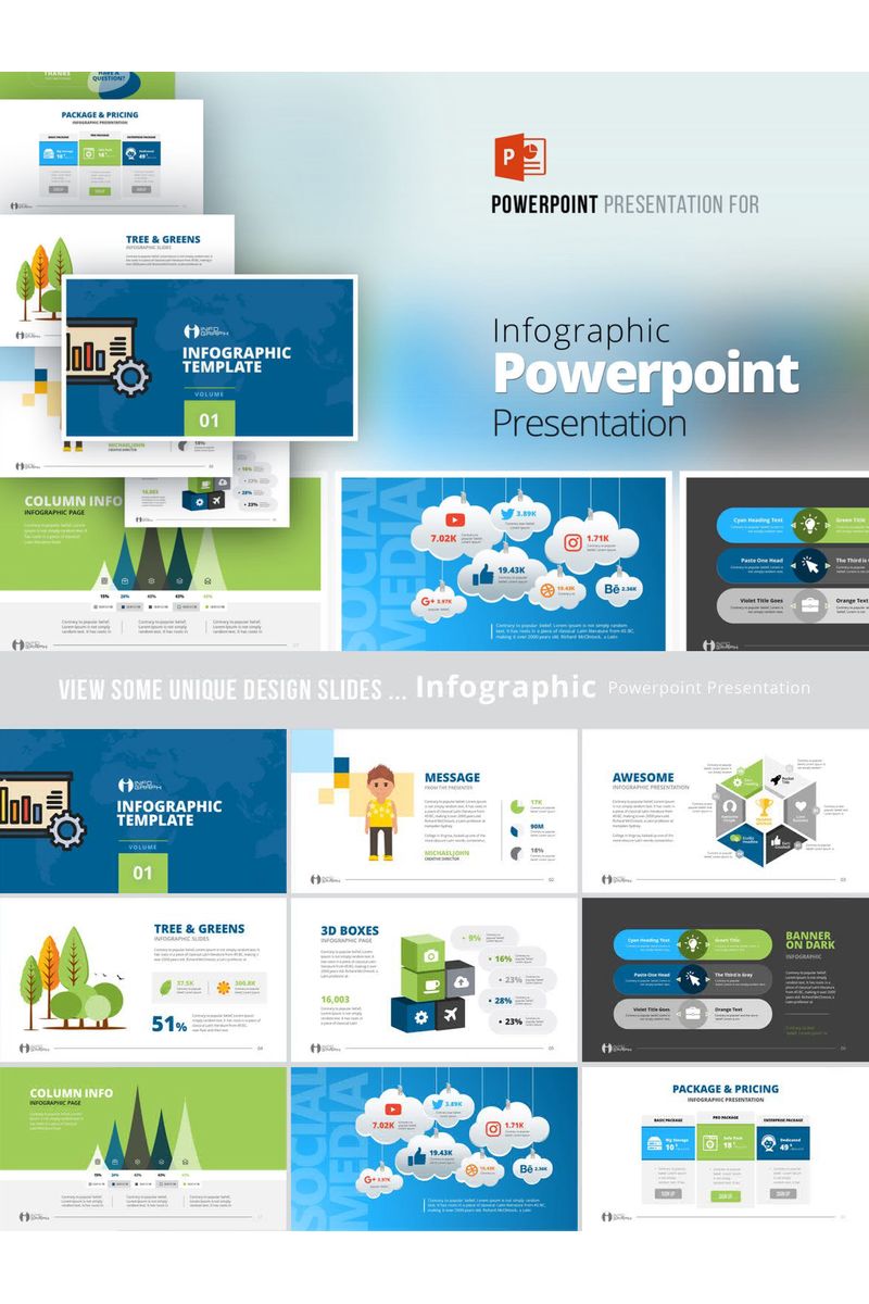 Infographic  Presentation PowerPoint template