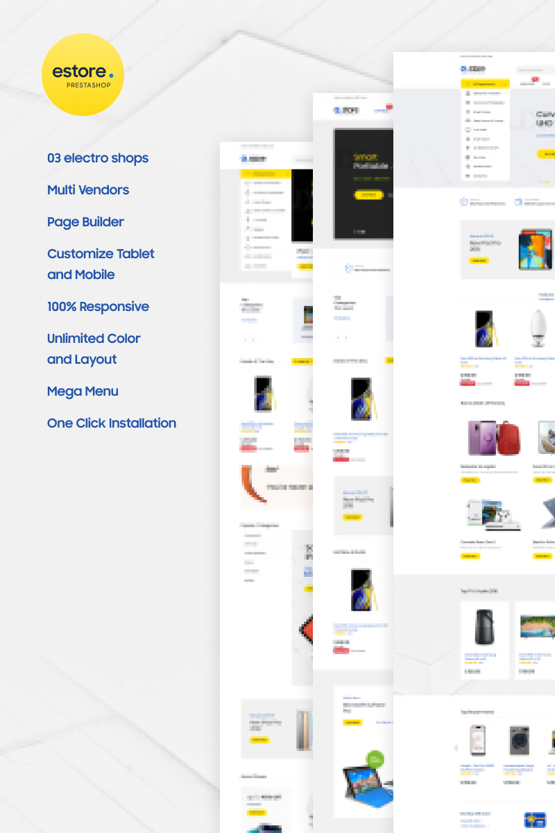 PrestaShop Eshop Πρότυπα